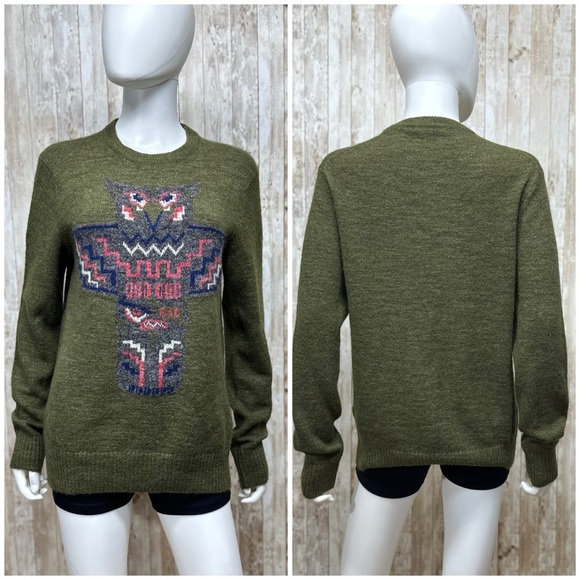 Michael Bastian Intarsia Totem Pole Sweater [13122] - Picture 3 of 8